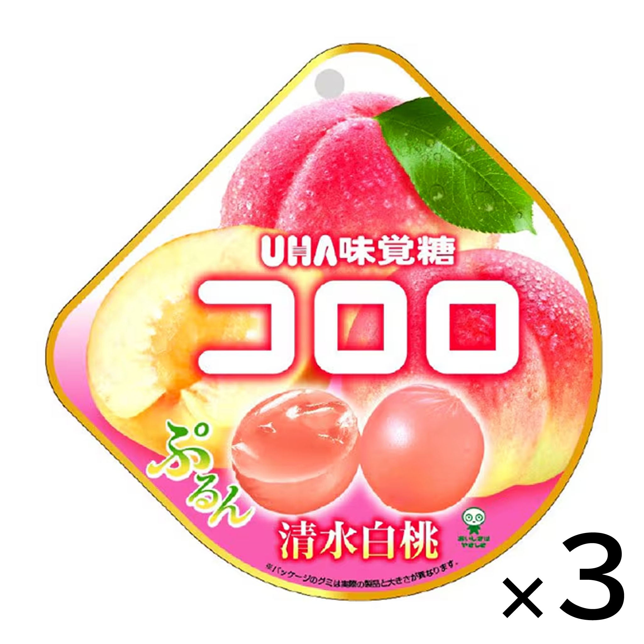UHA Kororo Peach (3-pack)